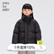 jnby by JNBY江南布衣童裝冬羽絨服立領(lǐng)保暖拜年服面包服男女童兒童1NAC1280A 001/黑色 140 cm