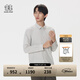 KOLON SPORT/可隆長(cháng)袖梭織襯衫 男子商務(wù)戶(hù)外通勤防潑水內搭上衣 LHSH5ST809-淺灰色 LG L 175/96A