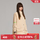 LALABOBO大口袋風(fēng)衣曠野美拉德秋季新款工裝休閑外套女上衣RBDC-DW12 卡其 常規 S