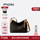 菲安妮（FION）2025新款老花托特包大容量女包通勤復古單肩斜挎包生日禮物