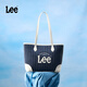 Lee2026新款條紋復古托特包大容量通勤上班單肩包新年情人節禮物
