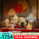 拼酷點(diǎn)翠鳳冠 十里紅妝3d立體金屬拼圖創(chuàng  )意擺件生日結婚送女友禮物 點(diǎn)翠系列6件套