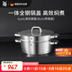 WMFWMF蒸鍋不銹鋼燉鍋家用蒸煮兩用鍋 Iconic系列蒸鍋 2層 28cm