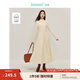 茵曼（INMAN）【商場(chǎng)同款】高領(lǐng)打底連衣裙2025春秋女裝新品百搭針織長(cháng)袖長(cháng)裙 古杏色 S