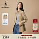 beanpole秋冬女士中長(cháng)款休閑高智感輕便職業(yè)收腰夾克外套 米色 S 160/84A