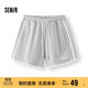 森馬（Semir）休閑褲女撞色運動(dòng)風(fēng)夏季2025顯瘦寬松字母A字短褲潮109325125006
