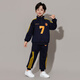 魅樂(lè )凱兒童啦啦隊演出服學(xué)院風(fēng)小學(xué)生運動(dòng)會(huì )班服套裝男女童集體舞表演服 藏青色上衣+藏青長(cháng)褲 120 （尺碼標準）