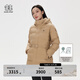 KOLON SPORT/可隆中量羽絨服 女子壓膠連帽冬GTX防風(fēng)寬松鵝絨外套夾克 LKDJ4WTK16-BE 米黃 S 160/84A