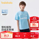 巴拉巴拉兒童短袖T恤男童女童上衣寶寶童裝2025款夏裝親子款208225117205