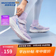Skechers斯凱奇兒童防滑耐磨休閑運動鞋女童低幫魔術(shù)貼運動鞋303963L 薰衣草色/LAV 33