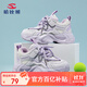 哈比熊（HOBIBEAR）兒童運動(dòng)鞋春秋網(wǎng)面透氣女童運動(dòng)鞋男女童老爹鞋JD53S82紫色34碼