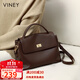 viney包包女包牛皮郵差包輕奢品牌斜挎手提包生日禮物高級感送女友老婆