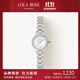 LOLA ROSE 羅拉玫瑰幻彩小金表女士手表女生日禮物節日禮物送女友 LR4167-小銀表（鑲鋯石）