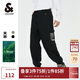 杰克·瓊斯JackJones杰克瓊斯束腳褲休閑褲222314014 E40黑色 170/76A/SR