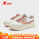 特步X70SE休閑鞋女輕便 包裹976118320062 帆白/茶白色 38