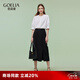 歌莉婭職場(chǎng)一整套o(hù)otd穿搭女夏2025超火裙子套裝兩件套1E2LAB910 03W本白 XL