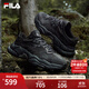 FILA 斐樂(lè )官方男鞋蕨草鞋FERN秋款時(shí)尚復古老爹鞋輕便舒適運動(dòng)休閑鞋 陰影灰/黑-DB 42