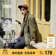 森馬（Semir）[純棉]夾克男巴恩風工裝外套男燈芯絨夾克秋寬松上衣101524108201