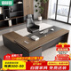 森菲亞老板辦公桌領(lǐng)導大班臺經(jīng)理主管桌椅辦公室單人大板桌 2.0米老板桌