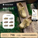 natursun奚夢(mèng)瑤高圓圓章若楠文淇同款德訓鞋女鞋厚底休閑袋鼠鞋情侶鞋單鞋 黃色（建議拍小一碼） 37 (235mm)