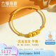 六福珠寶 黃金手鐲轉運珠足金寶寶滿(mǎn)月禮計價(jià)A03TBGB0033 約4.97克