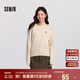 森馬（Semir）史努比系列毛衣女冬彩點含羊毛插肩袖繡花圓領套頭衫101724107025