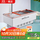 穗凌（SUILING）商用展示柜冰柜 臥式島柜冷凍海鮮柜 大型大容量速凍超市飯店燒烤攤保鮮冰箱 【2000*980*860深底速凍】WD4-596