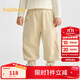 巴拉巴拉寶寶長(cháng)褲加絨加厚束腳褲冬女童褲子2025【商場(chǎng)同款】201425108001