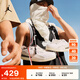 耐克（NIKE）Jordan官方喬丹男時(shí)髦假日風(fēng)福來(lái)鞋 FLIGHT COURT IB8858 141白/淺軍械藍/椰奶色/淺骨色/帆白/礦石灰 42