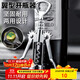 杰凱諾紅酒開(kāi)瓶器 葡萄酒啤酒開(kāi)酒器紅酒塞起子省力輕巧耐用銀色雙用款