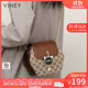 viney新款斜挎包包女包品牌水桶包輕奢單肩生日禮物送女友老婆 【咖啡色】實(shí)用高級感洋氣鏈條包