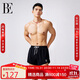 范德安（BALNEAIRE）【巔峰系列】時(shí)尚男士防曬海邊溫泉泳褲水陸兩穿小黑褲 50342 4XL