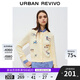 UR2025秋季新款女裝休閑童趣小狗圖案排扣針織開衫UYY950107 米黃 XL