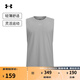 安德瑪（UNDERARMOUR）春夏Cool Mesh男子輕質(zhì)訓練運動(dòng)背心6007548 摩登灰011 M