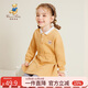 Classic Teddy精典泰迪兒童裙子女童連衣裙女孩長(cháng)袖polo裙 撞色領(lǐng)熊-黃色 120 