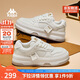 卡帕（Kappa）官方透氣小白鞋女鞋子女學(xué)生秋季百搭厚底增高運動(dòng)板鞋 經(jīng)典白 37