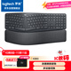 羅技（Logitech）ERGO K860 無(wú)線(xiàn)藍牙鍵盤(pán) 多操作系統鍵盤(pán) 人體工學(xué)分體式鍵盤(pán) 多設備匹配辦公鍵盤(pán) K860黑色