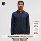 lululemon丨Pique 男士經(jīng)典剪裁珠地長(cháng)袖休閑衫 LM3F74S 海軍藍 M