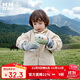 Kocotreekk樹(shù)兒童手套保暖加絨防水幼童連指手套玩雪手套冬季卡通云霧灰S