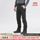 迪卡儂（DECATHLON）戶(hù)外加絨長(cháng)褲男防風(fēng)防水工裝褲登山褲彈力戶(hù)外休閑褲ODT1 SH500 曜石黑 L / W34 L32