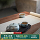萬仟堂（Edenus） 茶具套裝  陶瓷功夫茶具套裝高檔泡茶壺 禮盒裝伴手禮送禮 云起A 粉青釉  4頭