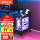 溢彩年華電腦主機放置架增高托架電競房移動(dòng)小推車(chē)儲物架零食收納架6856