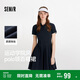 森馬（Semir）[商場(chǎng)同款]連衣裙女撞色polo領(lǐng)夏季2025學(xué)院風(fēng)百褶裙101325114051
