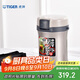 虎牌（TIGER）便當盒不銹鋼保溫飯盒真空隔熱多層保鮮盒LWU-B17C-SE銀灰色1.7升