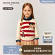 Teenie WeenieKids小熊童裝25年新款秋冬男女寶寶可愛(ài)條紋套頭毛衣 紅色 100 cm