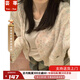 蕓蕁外套女2025新款春秋季開(kāi)衫毛衣軟糯寬松休閑V領(lǐng)設計感針織衫上衣 彩色開(kāi)衫 S 建議75-95斤
