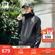 FILA 斐樂(lè )官方情侶梭織外套25秋新健身戶(hù)外運動(dòng)防風(fēng)透濕連帽上衣 正黑色-BK M 170/92A/M