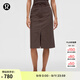 lululemon丨City Sleek 女士高腰半身裙 LW8ALKS 濃縮咖啡色 26
