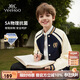 英氏（YEEHOO）男童外套兒童棒球服中大童裝學(xué)院休閑百搭時(shí)尚秋裝 藍(lán)色 130