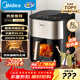 美的（Midea）小炎烤空氣炸鍋上下雙熱源 可視大視窗免翻面 家用智能觸屏 6L實(shí)用大容量空氣炸鍋蒸烤一體KZC6054